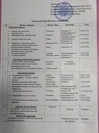 Ақпан айының жоспары